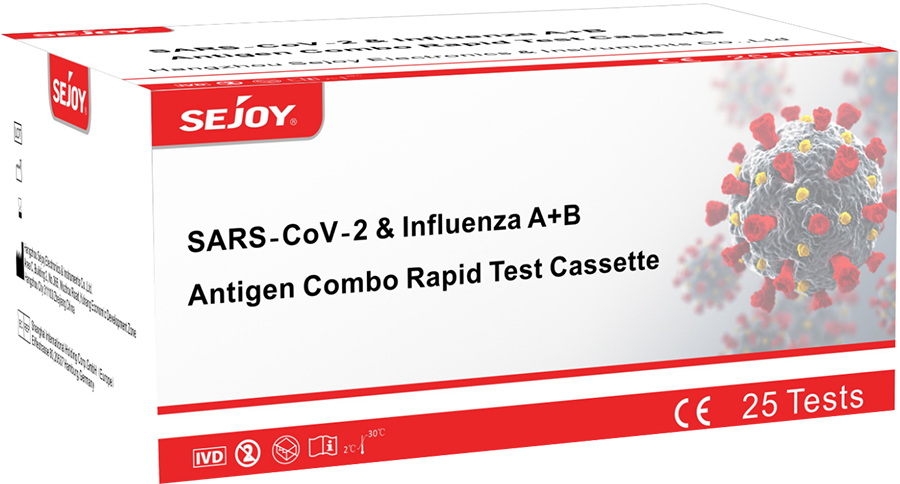 TEST SEJOY COMBO GRIPPE/COVID-19 - Boite de 1 test